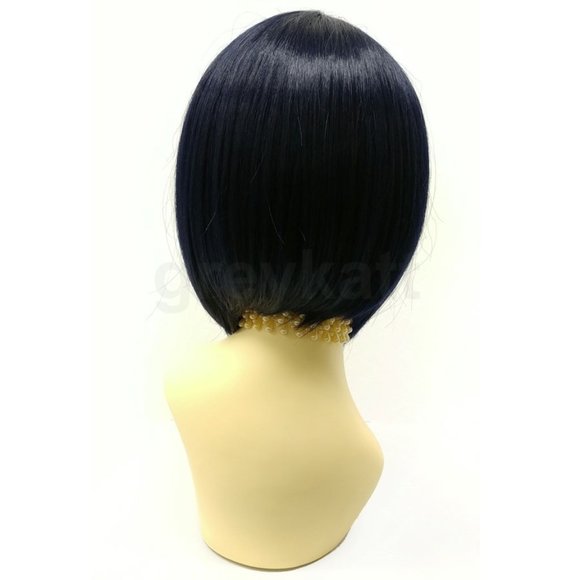 Blue lace part heat resistant bob wig main image 4